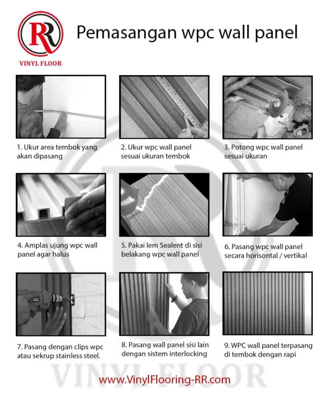 pemasangan WPC Wall Panel